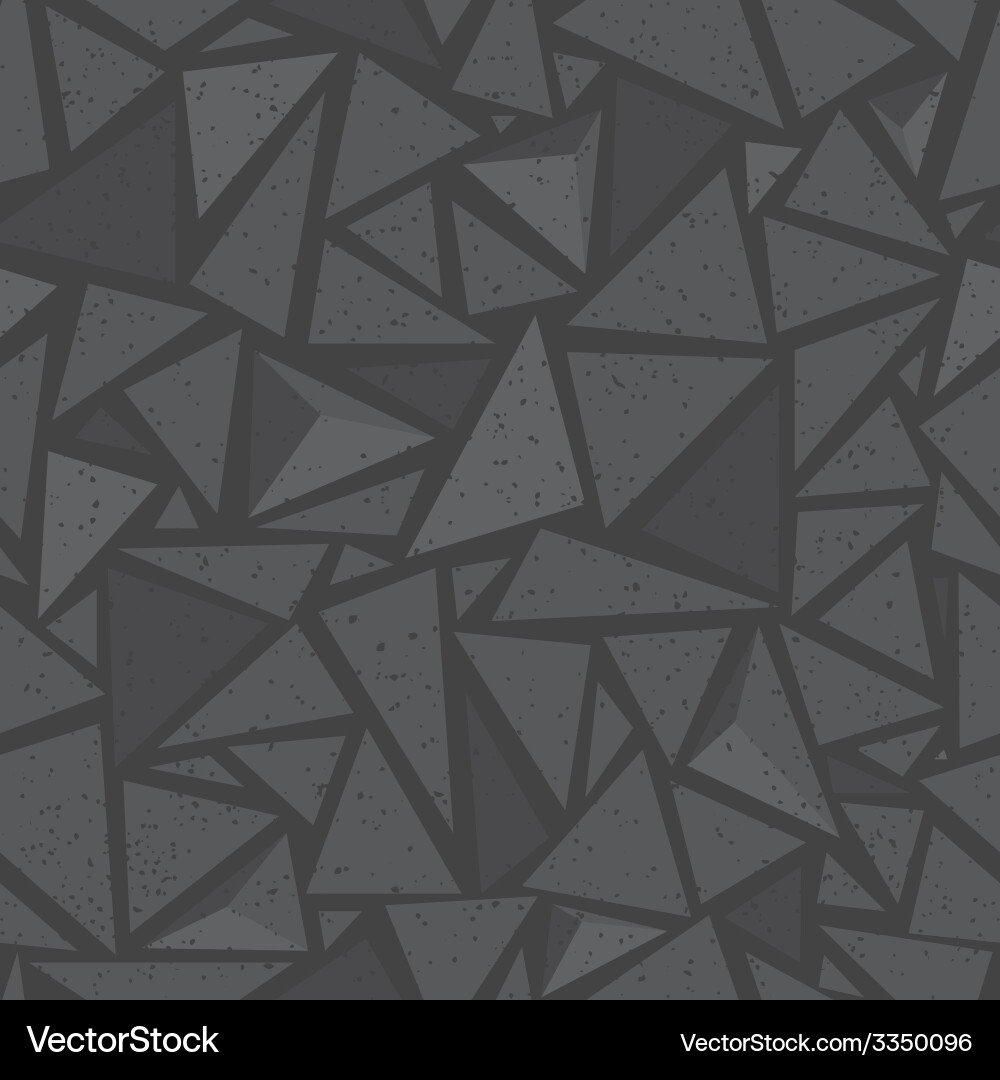 Grey Triangle Pattern vector image