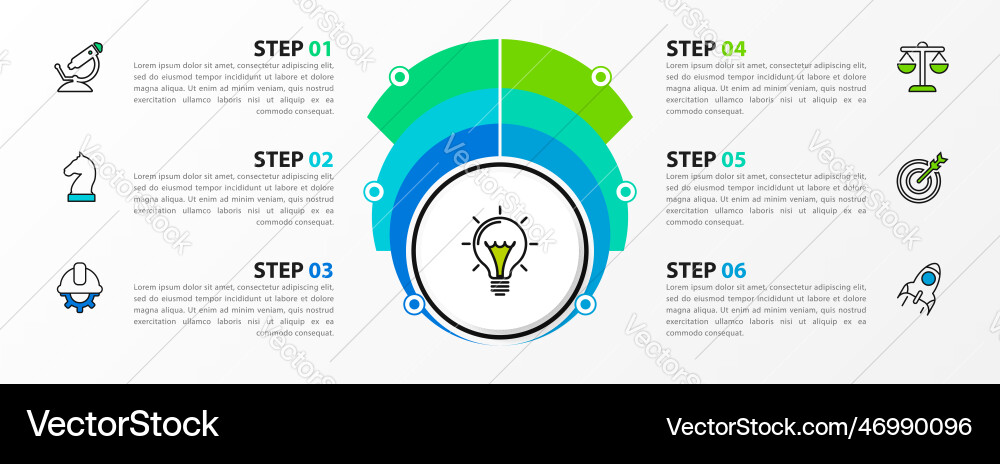 Infographic Design Template kreatives Konzept Infographic Design Template kreatives Konzept vektorbild