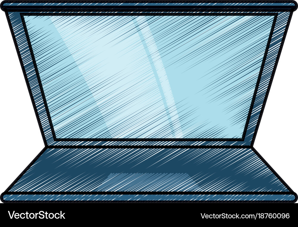 Laptop computer icon image vector image