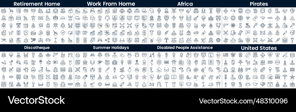 Linear style icons pack in this bundle include Linear style icons pack in this bundle include vector image