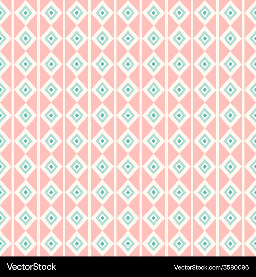Retro different seamless pattern vector image