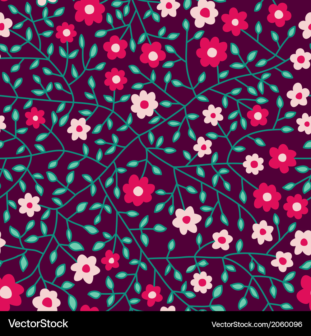 Seamless pattern with leaf abstract texture vector image