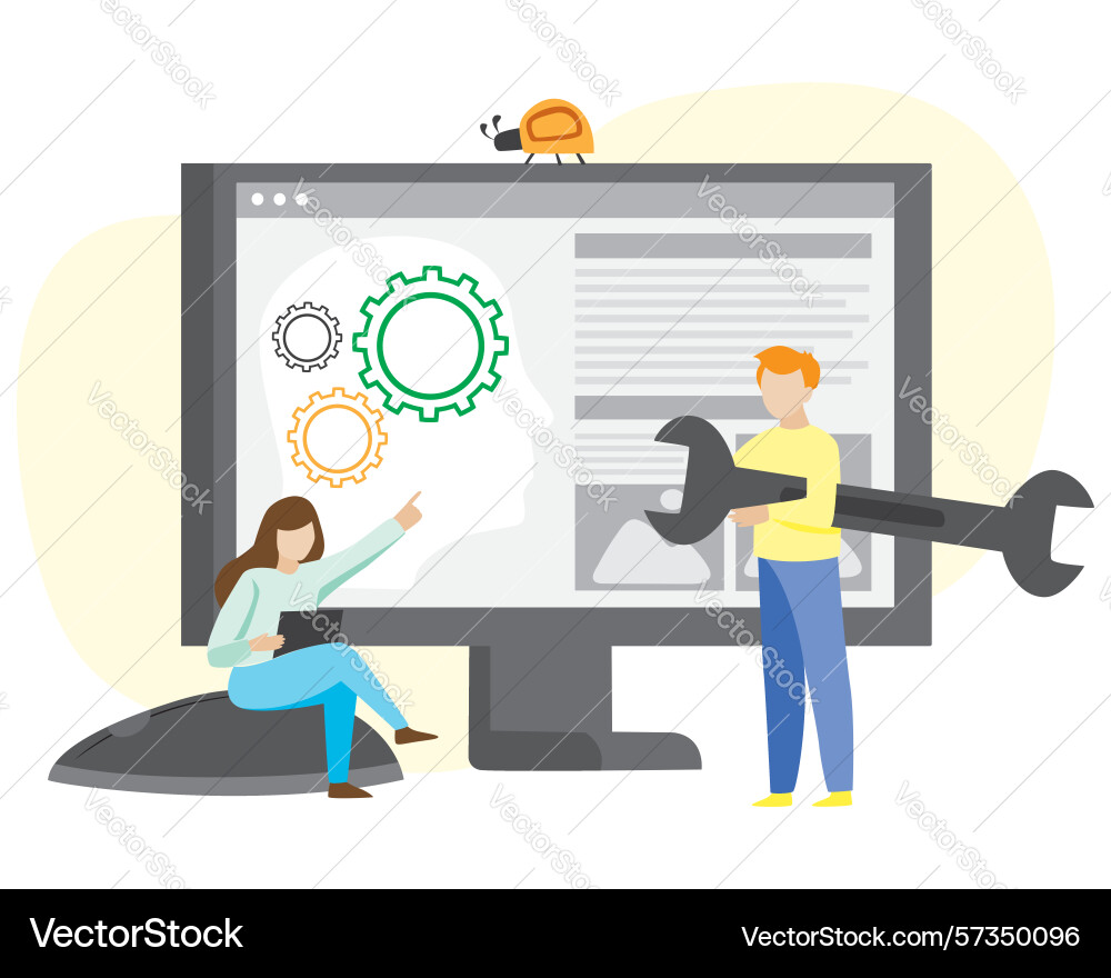 Website development web Website development web vector image