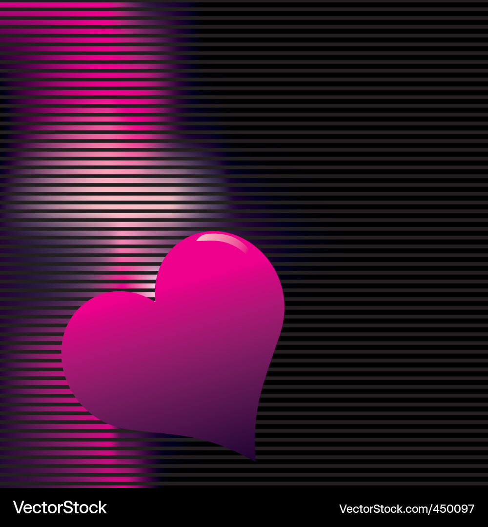 Abstract background with hear Vector Image