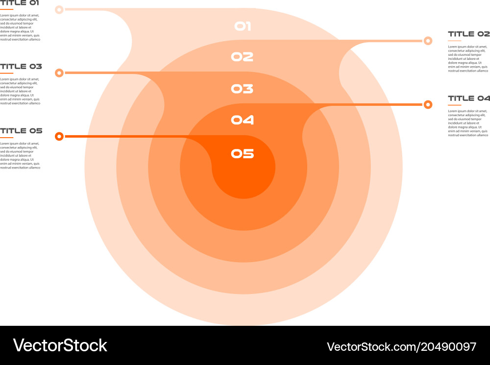 Circular Progress Charts - Series Vector Image