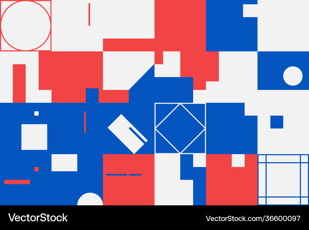 Deconstructed abstract pattern design Deconstructed abstract pattern design vector image