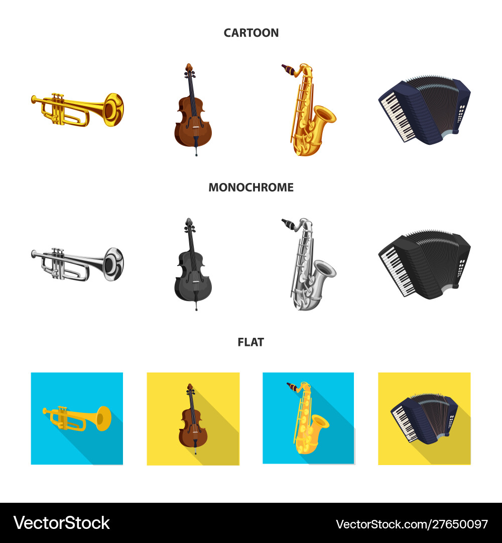 Design music and tune symbol collection Design music and tune symbol collection vector image