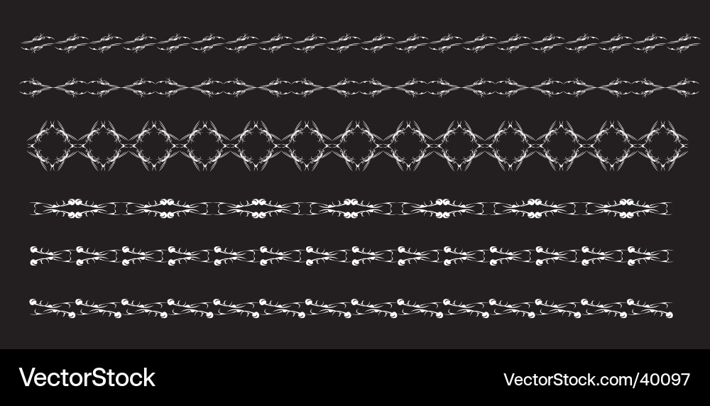 Interlocking Chain Links vector image