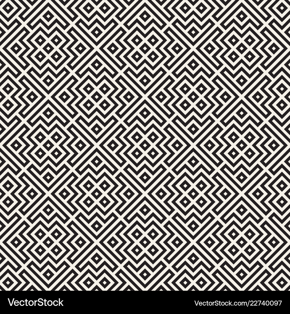 Intricate Ethnic Lattice Pattern vector image