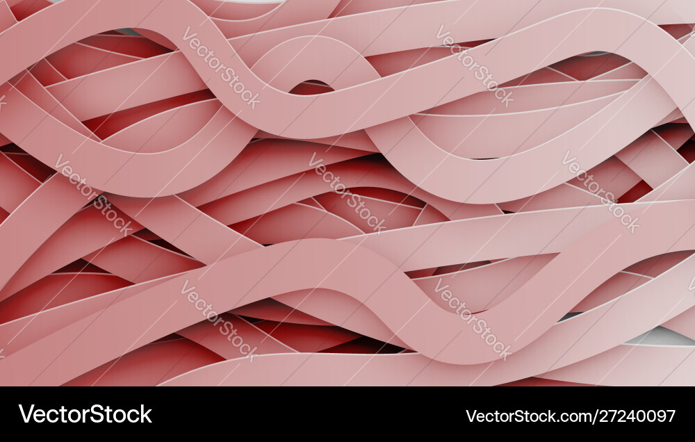 Red abstract papercut background with drop shadows Red abstract papercut background with drop shadows vector image