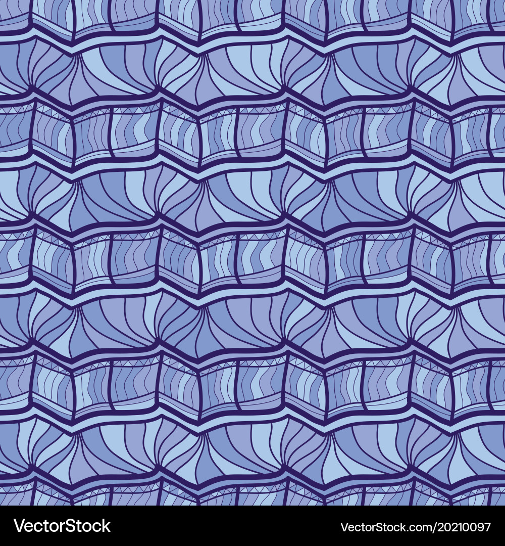 Seamless pattern repeating geometric vector image
