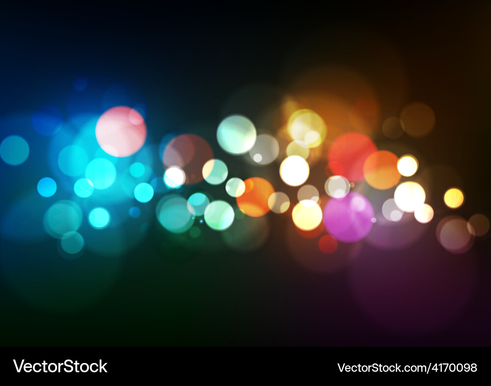 Abstract bokeh light background vector image