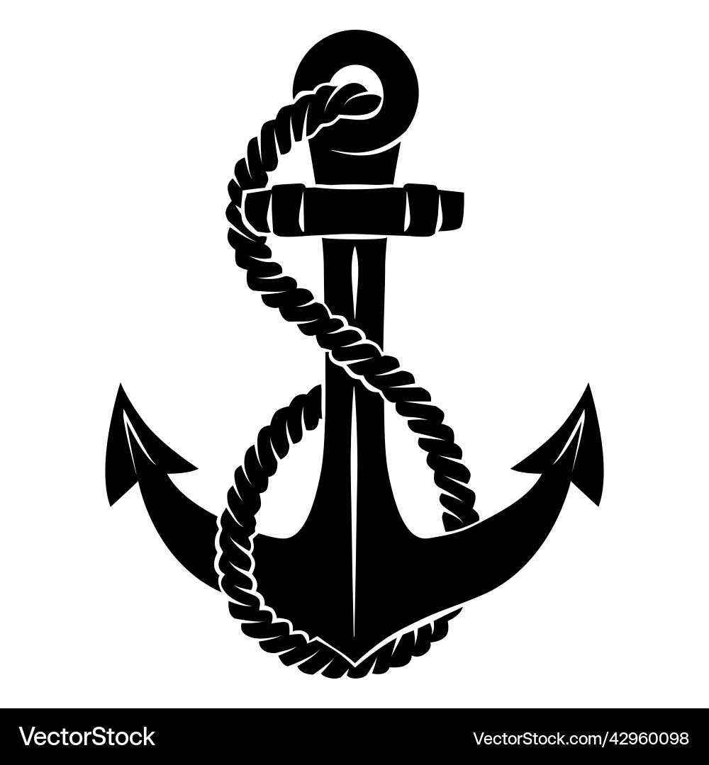 Bootsanker ausgeschnitten hohe Qualität Bootsanker ausgeschnitten hohe Qualität vektorbild