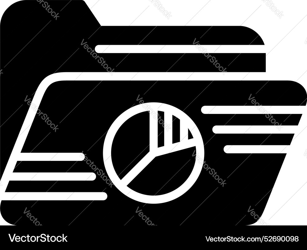 Pie chart icon Royalty Free Vector Image - VectorStock