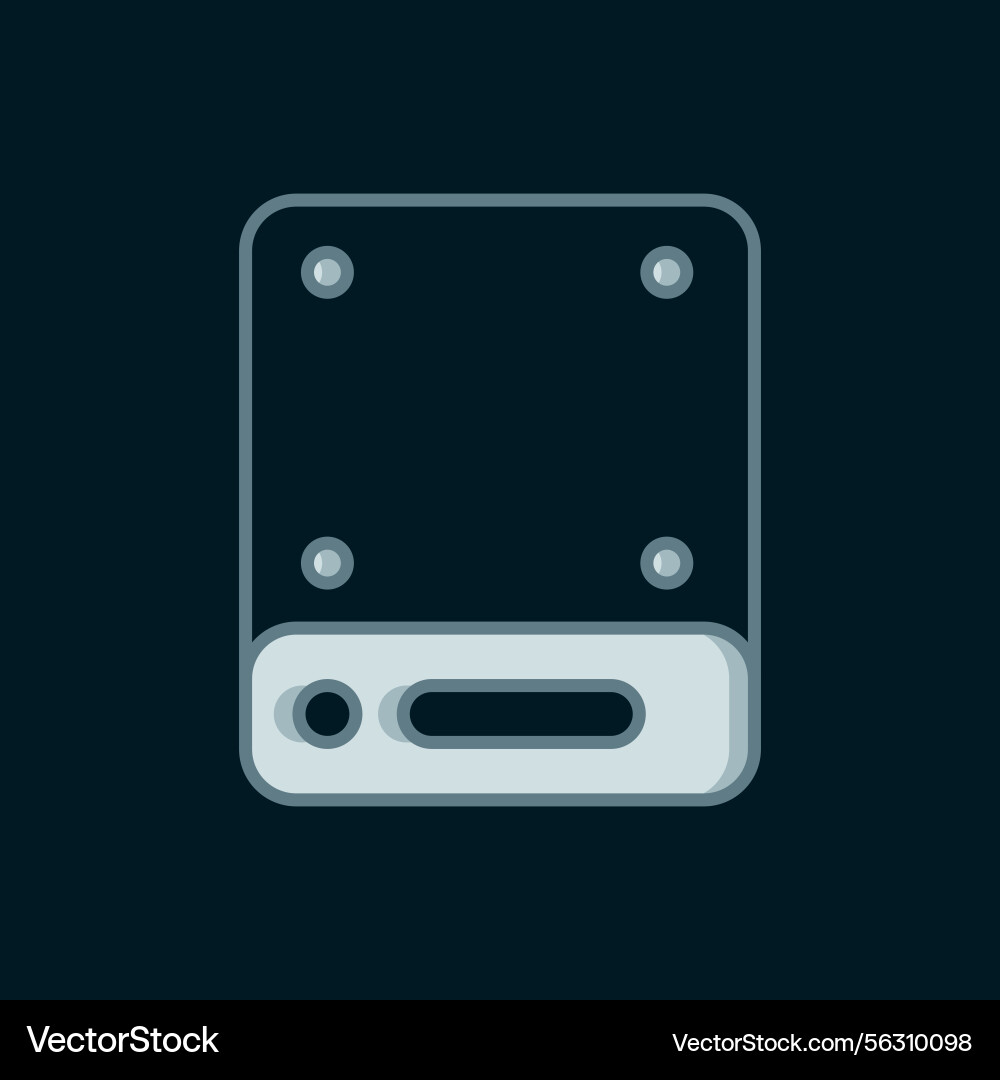 Server Data Hosting Icon Vector Image