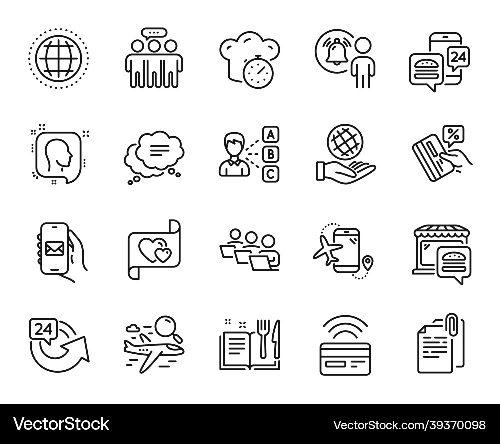 Set of credit card text message and user Set of credit card text message and user vector image