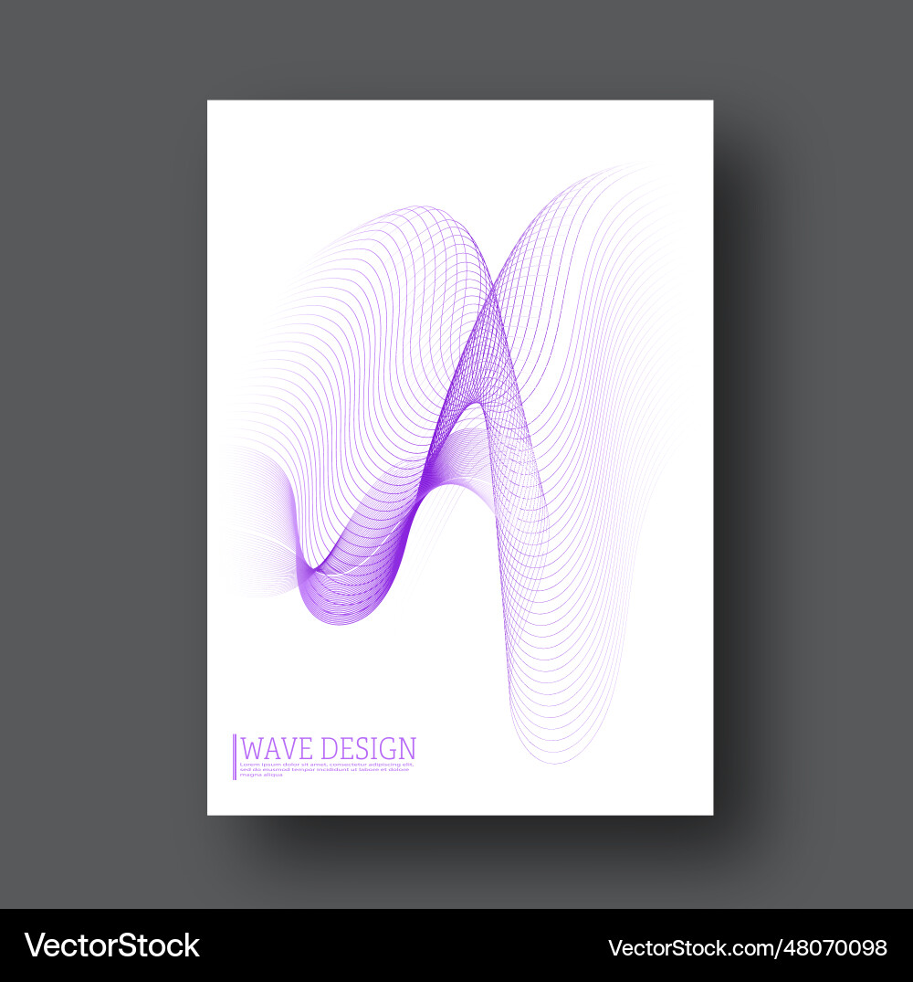 Smooth lines abstract waves on a white background Smooth lines abstract waves on a white background vector image
