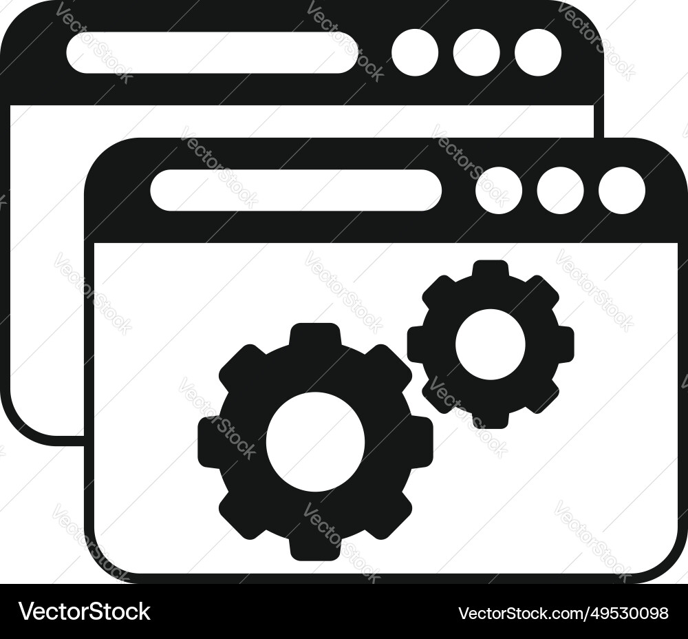 Web Secure api-Symbol einfache Schnittstelle Web Secure api-Symbol einfache Schnittstelle vektorbild