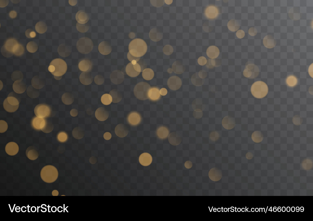 Abstract blurred light element bokeh lights vector image
