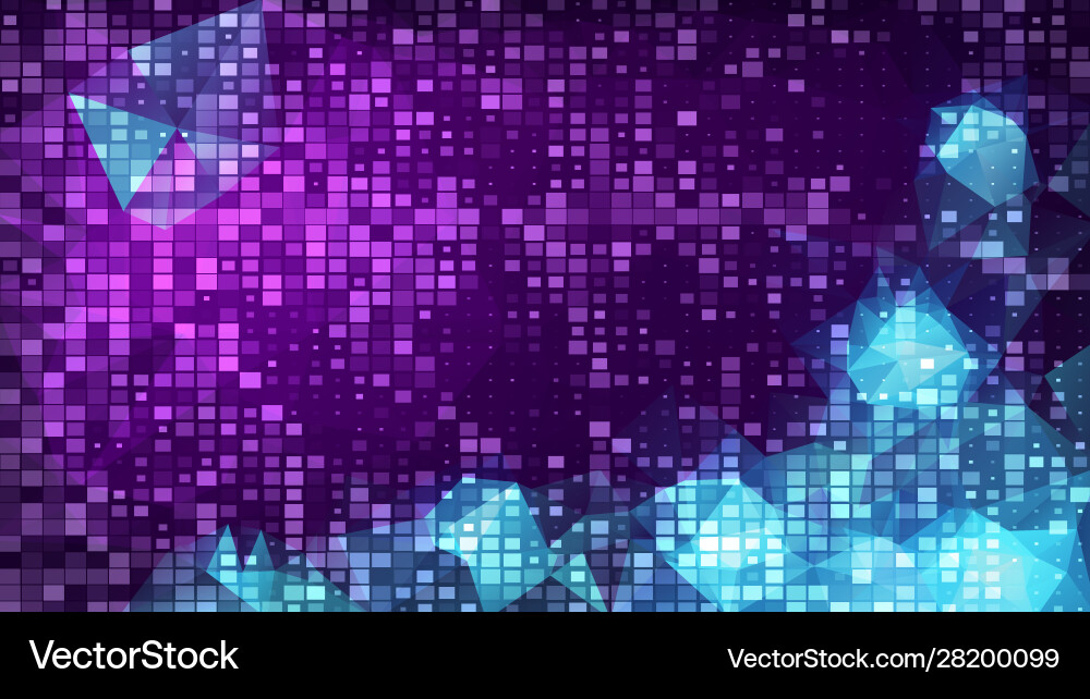 Abstract polygon background square pattern Abstract polygon background square pattern Vector Image