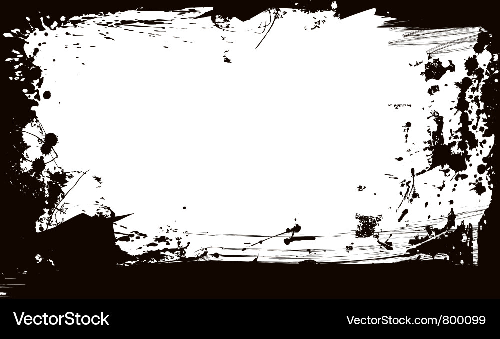 Dynamic Splatter Frame vector image