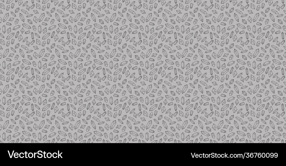 Seamless crystal repeat pattern background vector image
