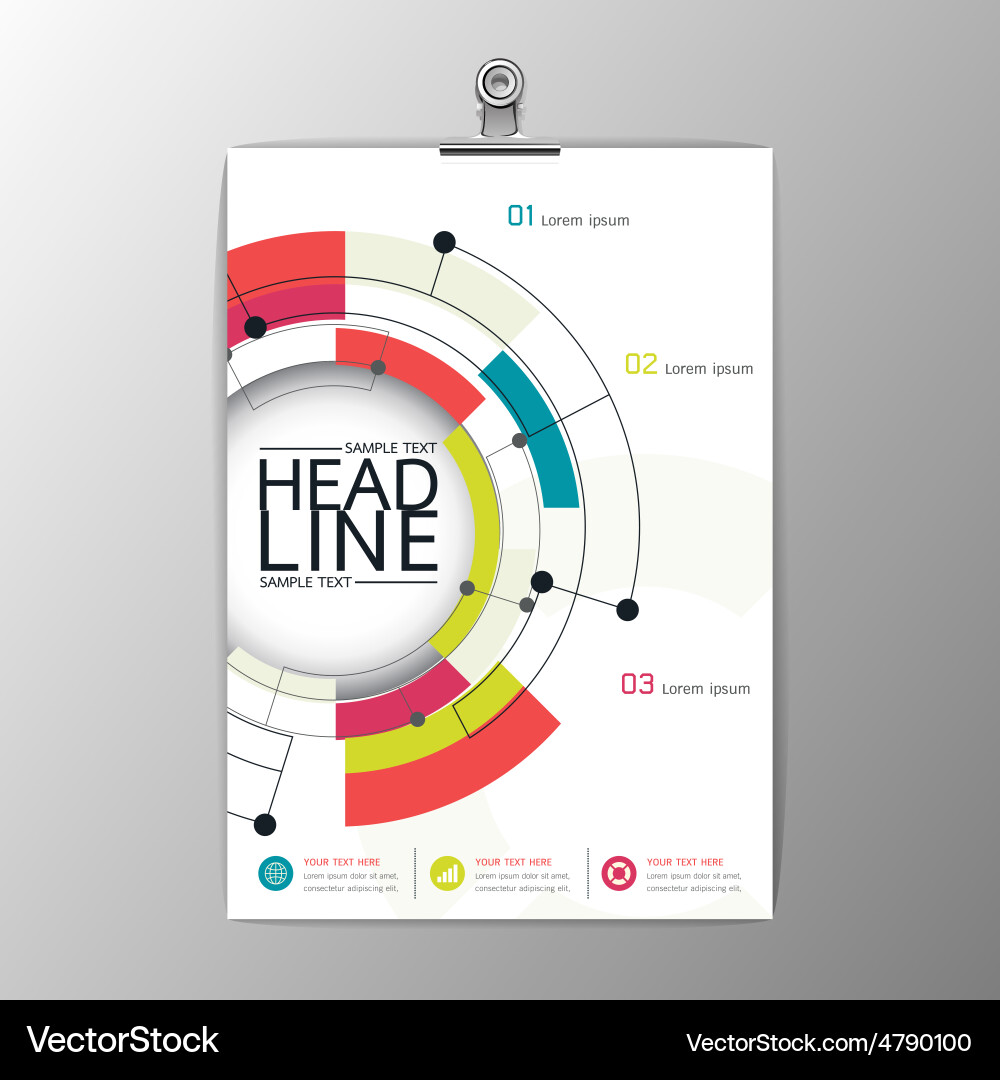 Abstract Circle Background Vector Image