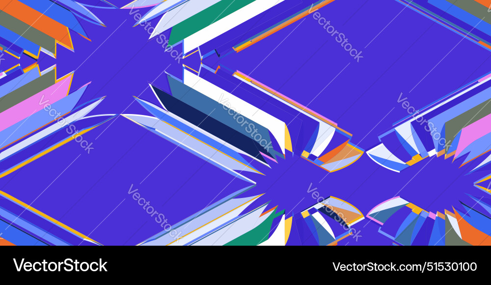 Abstract seamless colorful 3d pattern background Abstract seamless colorful 3d pattern background vector image