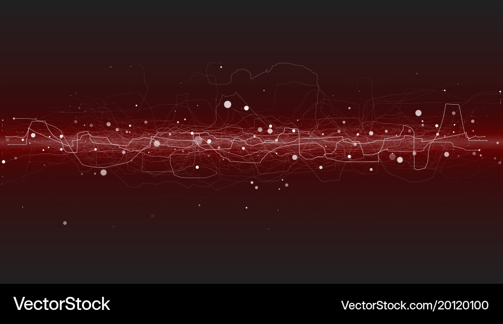 Abstract tech design background vector image