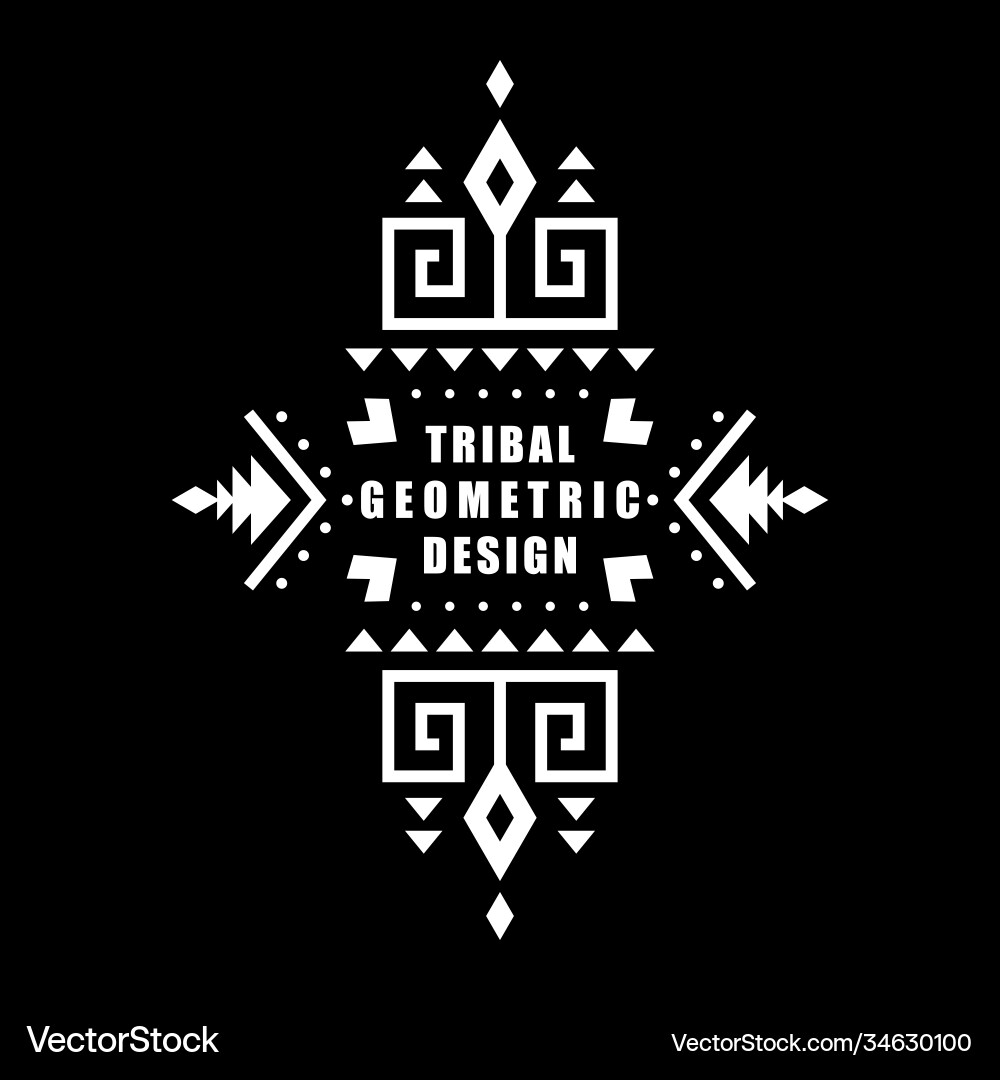 Aztec element Aztec element Vector Image