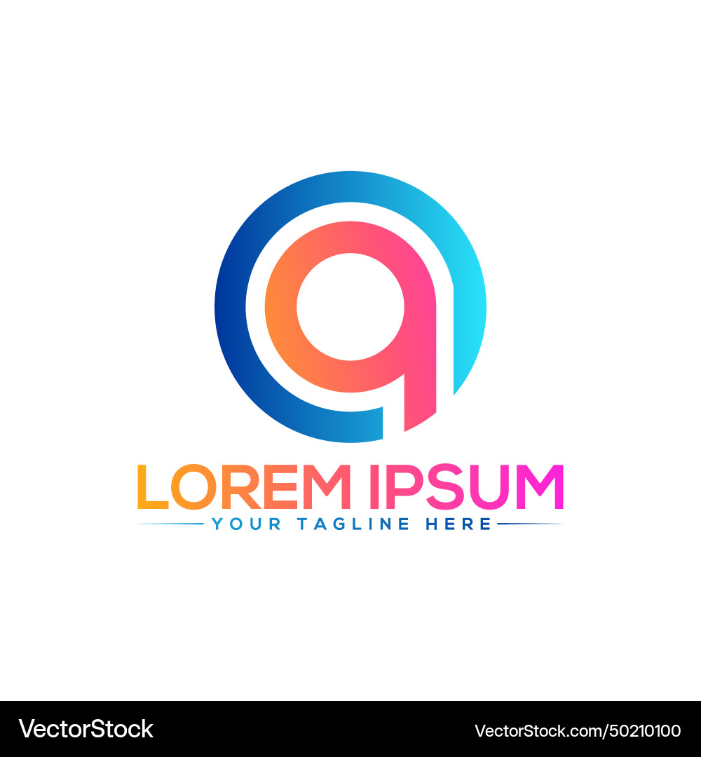 Ca Buchstaben Logo Design einzigartig und modern Ca Buchstaben Logo Design einzigartig und modern vektorbild