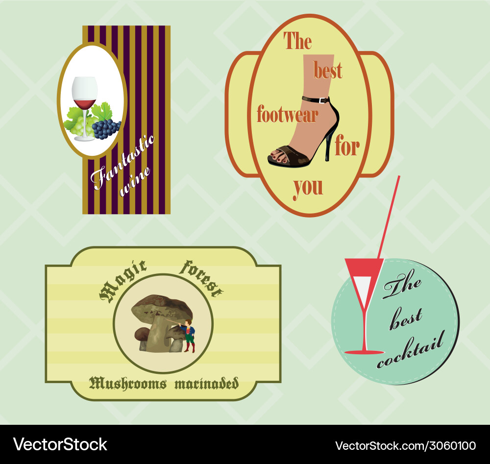 Design elements Vector Image