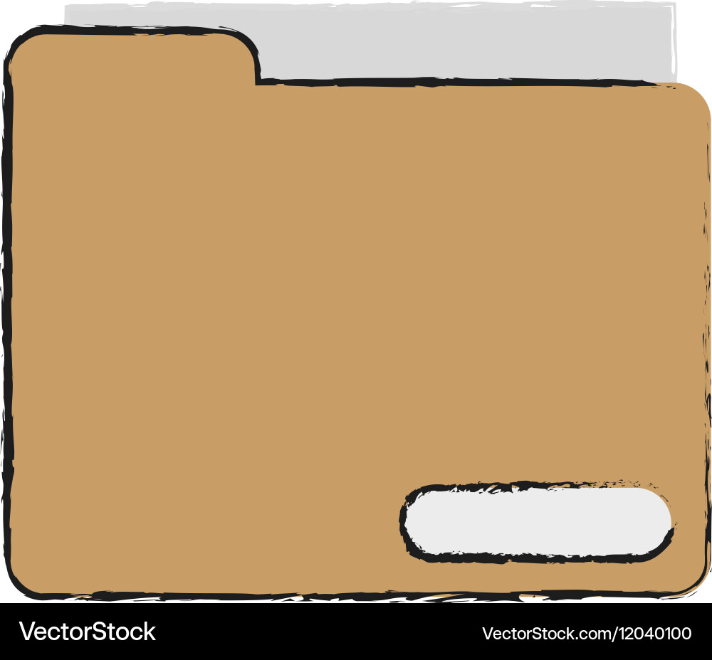 Isolated file design Vector Image