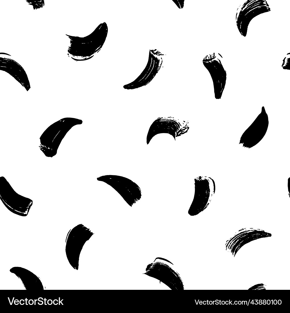 Seamless pattern with small curved brush strokes Seamless pattern with small curved brush strokes vector image