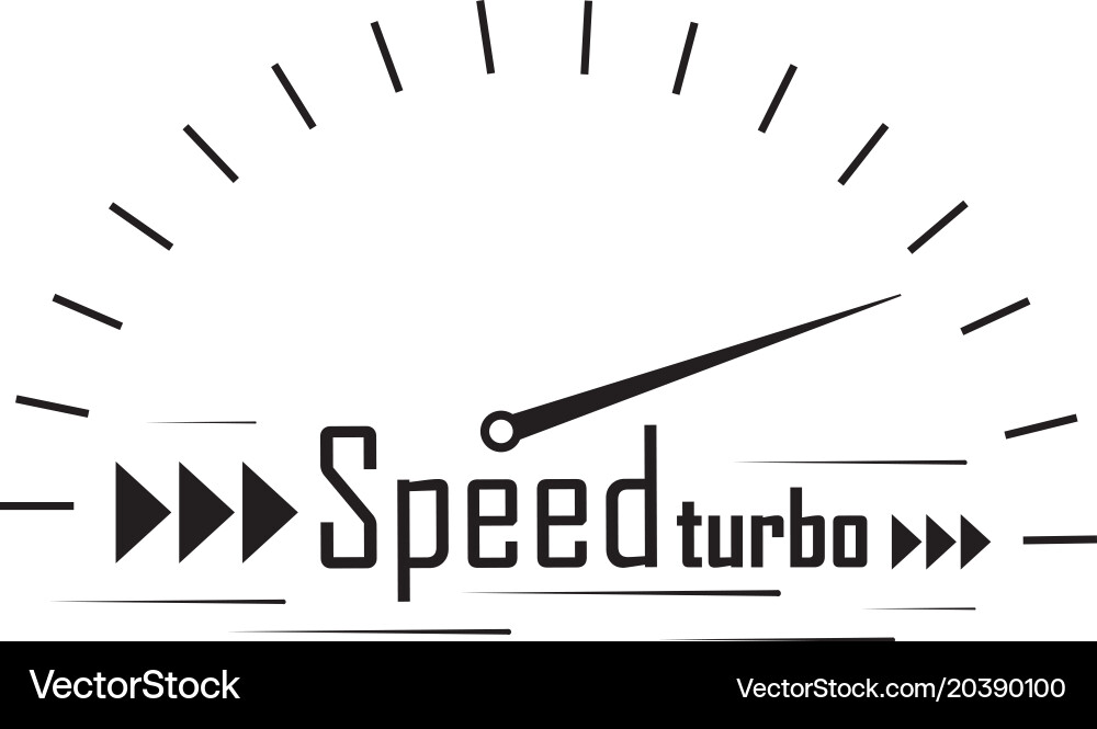Set of isolated speed lines the effect vector image