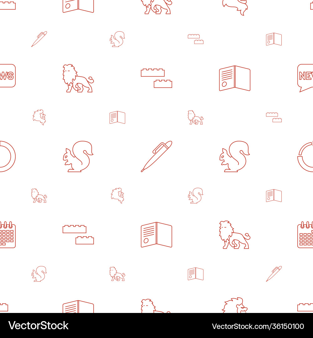 Template icons pattern seamless white background Template icons pattern seamless white background vector image