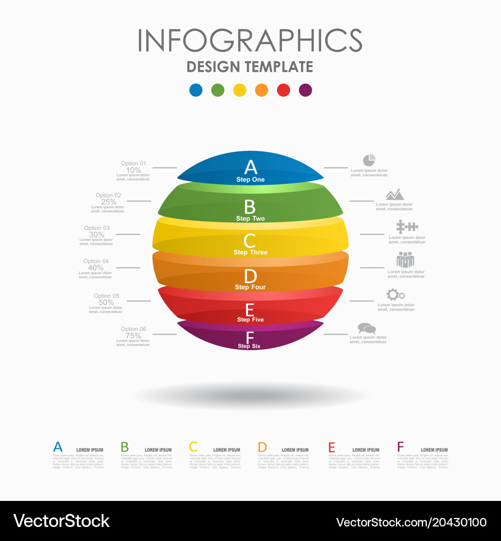 Workflow Diagram Template vector image