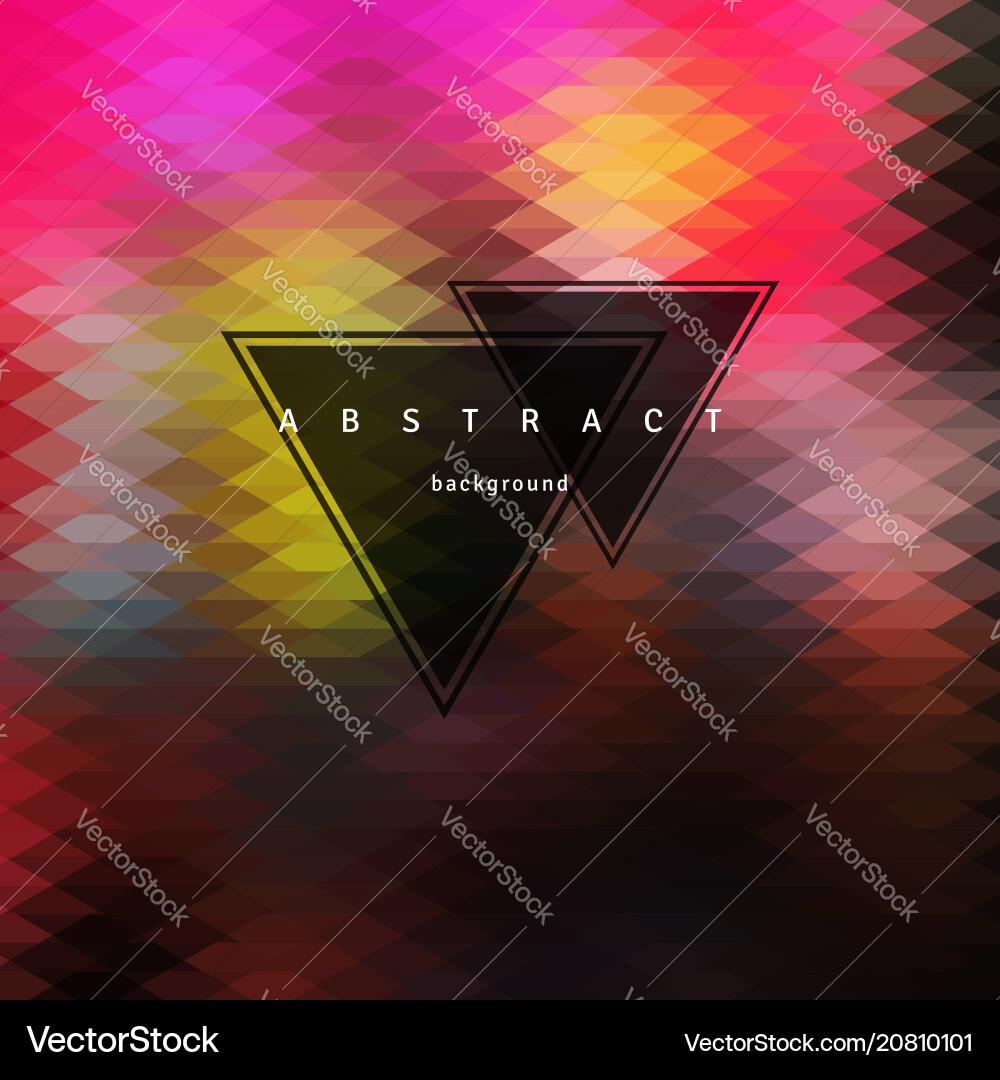 Abstract triangle background mosaic design Abstract triangle background mosaic design vector image