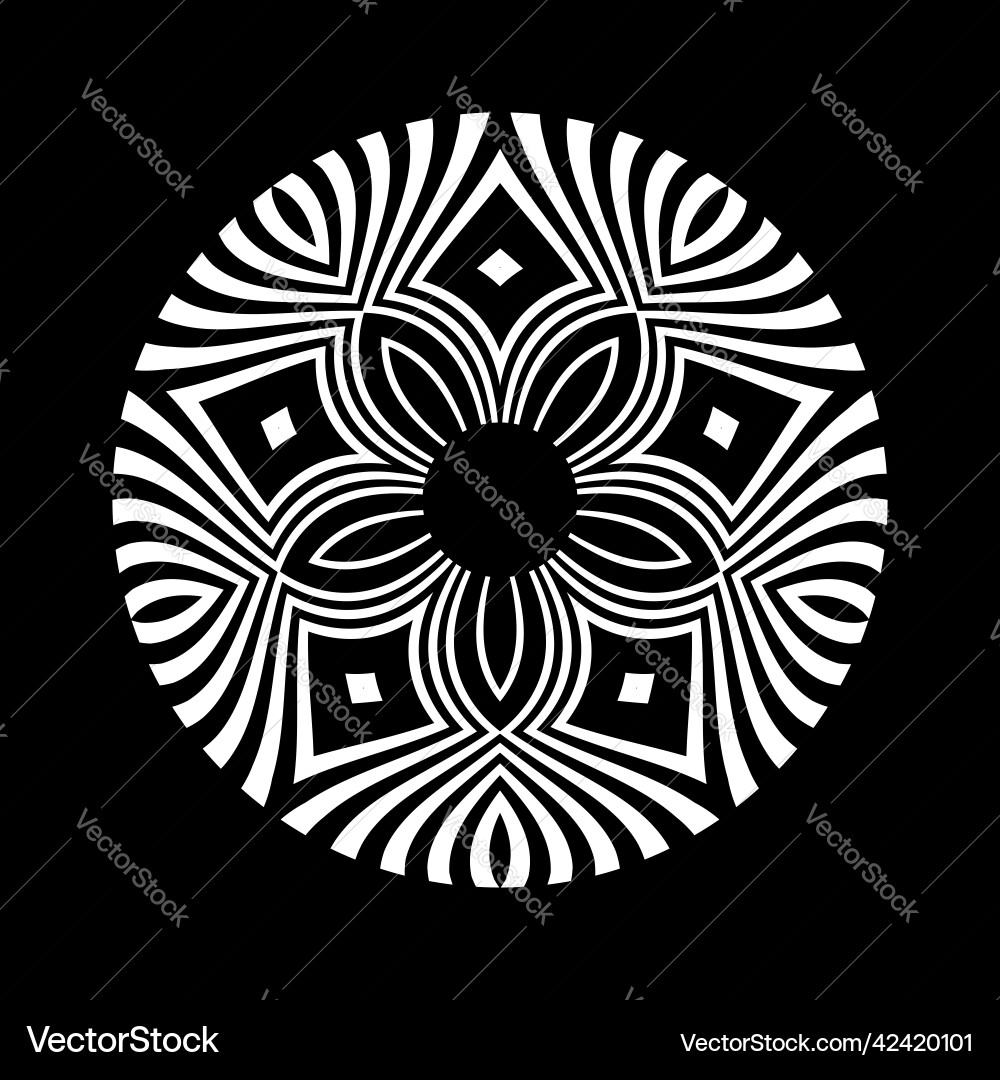 Circle pattern vector image
