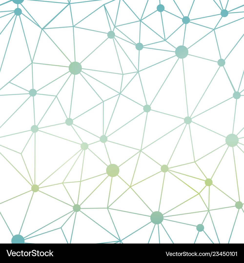 Gradient Dot Network Pattern Vector Image