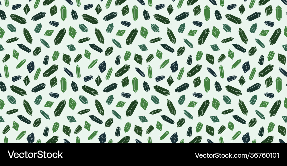 Seamless crystal repeat pattern background Seamless crystal repeat pattern background Vector Image