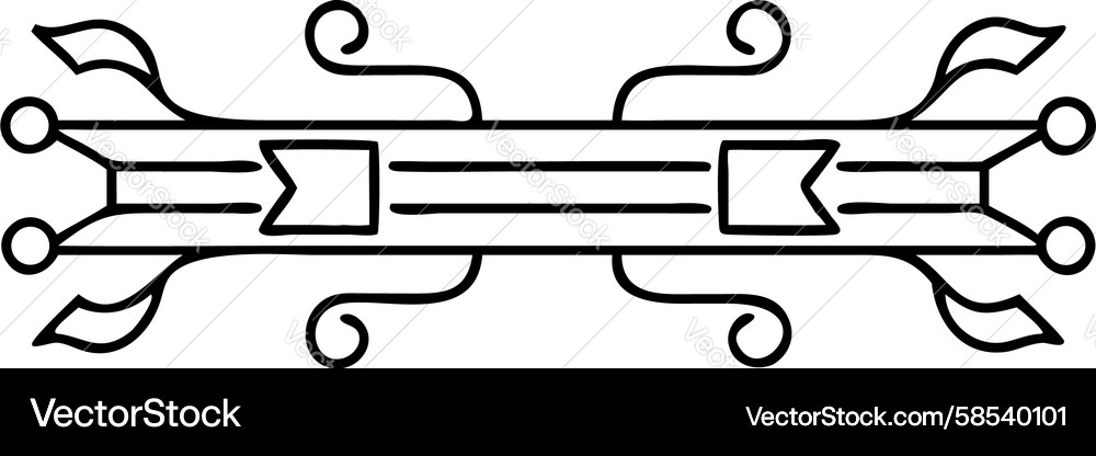Tech Connector Flow Vector Image