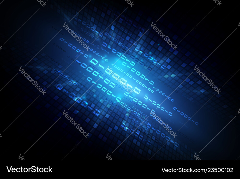 Abstract Network Security vector image