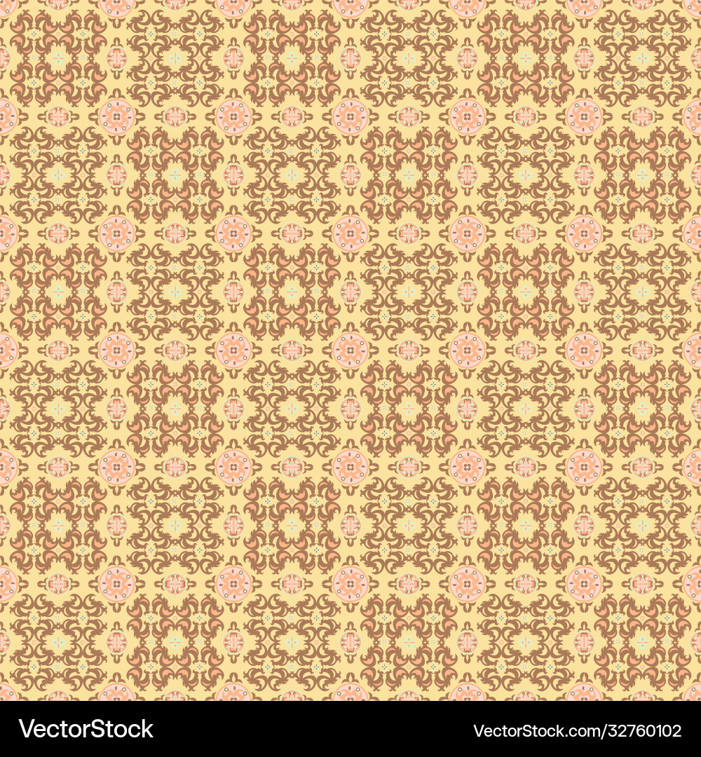 Abstract ornamental patch seamless pattern Abstract ornamental patch seamless pattern Vector Image