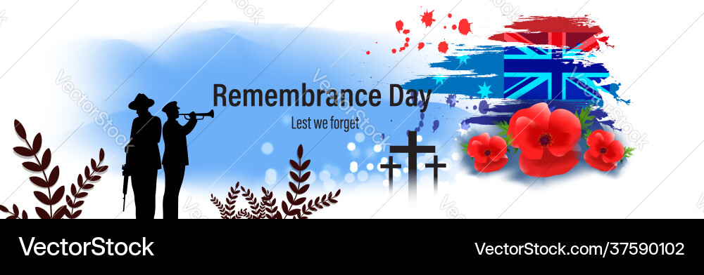 For second world war remembrance day-lest we For second world war remembrance day-lest we vector image