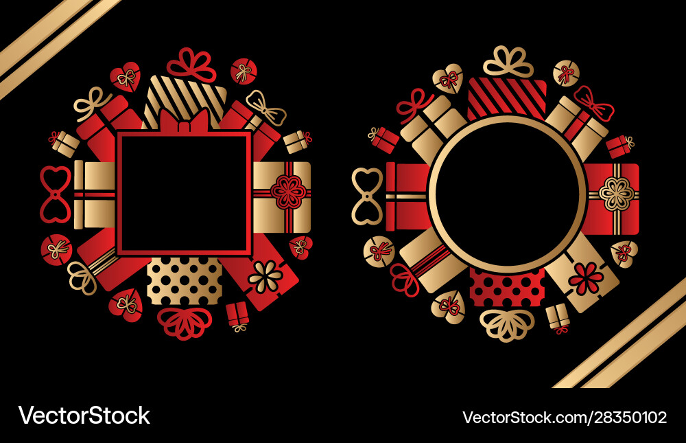 Luxus Rahmen Geschenkrahmen Premium Grafik Luxus Rahmen Geschenkrahmen Premium Grafik vektorbild