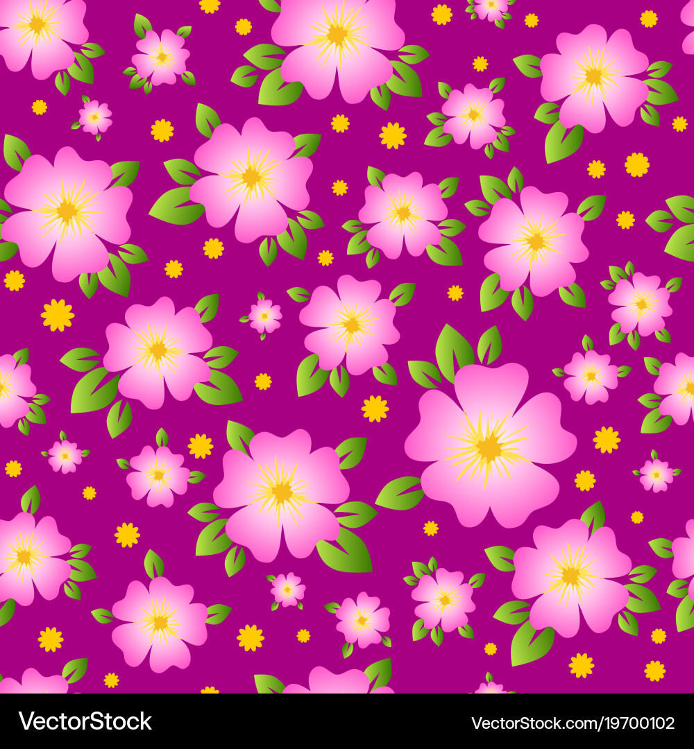 Seamless pattern for paper textiles vector image