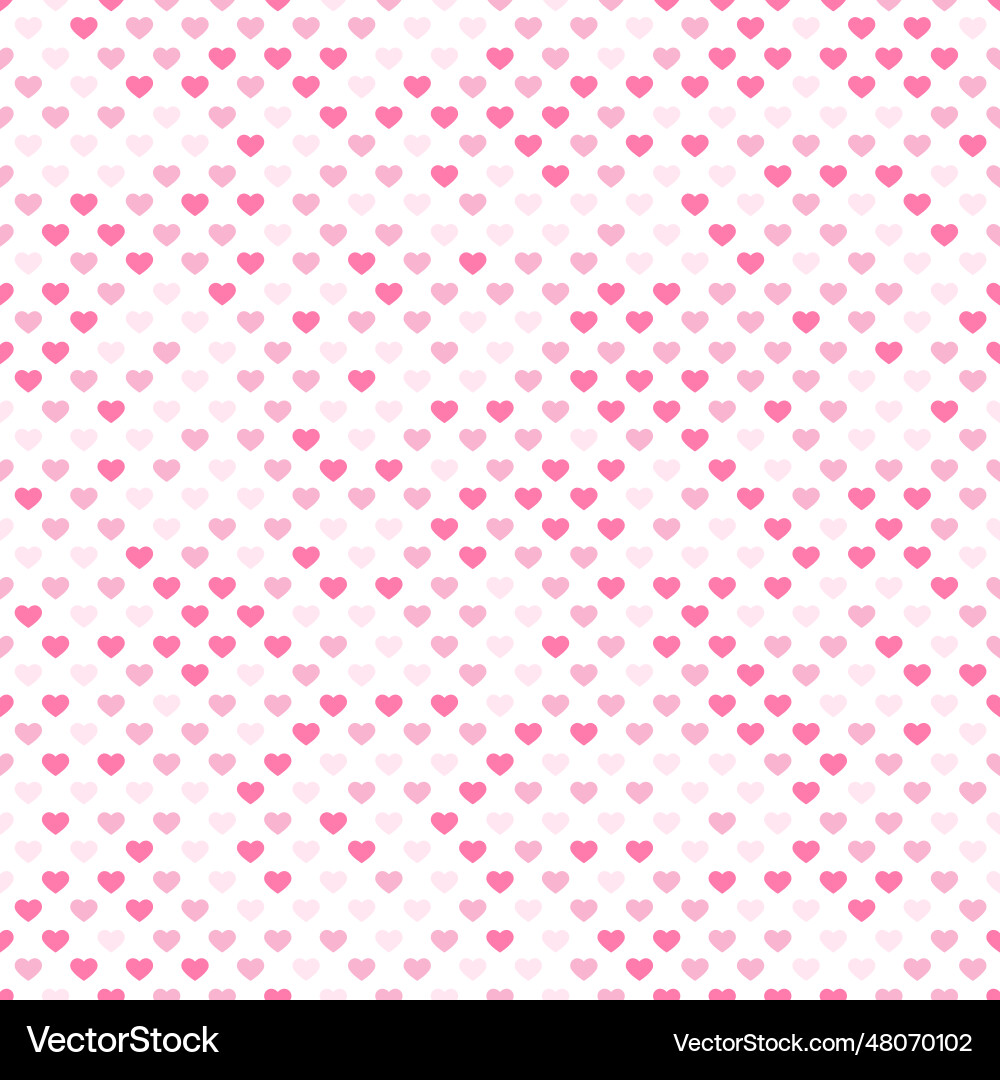 Seamless pattern with a heart of different shades Seamless pattern with a heart of different shades vector image