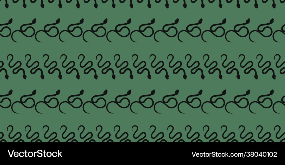 Snake repeat pattern design background Snake repeat pattern design background vector image