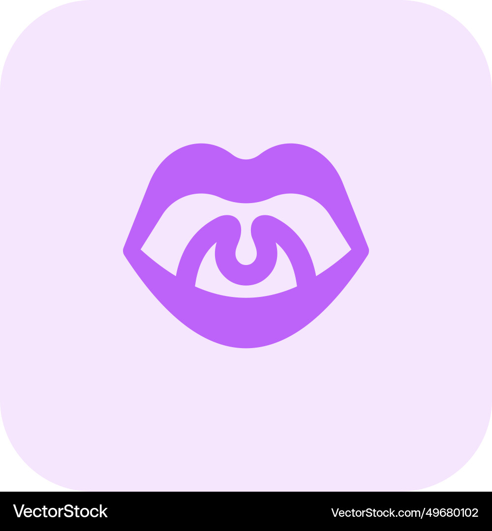 Tonsils are the two lymph nodes located on each Vector Image